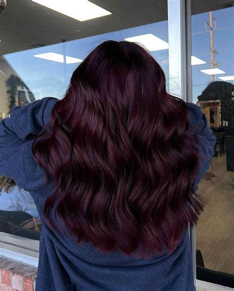 burgundy hair color|More.